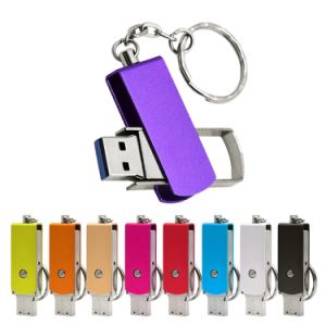 metal swivel mini twister usb flash drive keychain usb